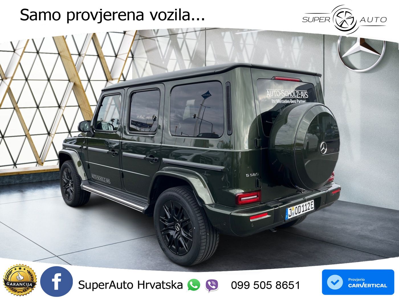 Mercedes G 580 EQ Long 116 kWh (587 KS) 4MATIC AMG LED+GR SJED+ACC