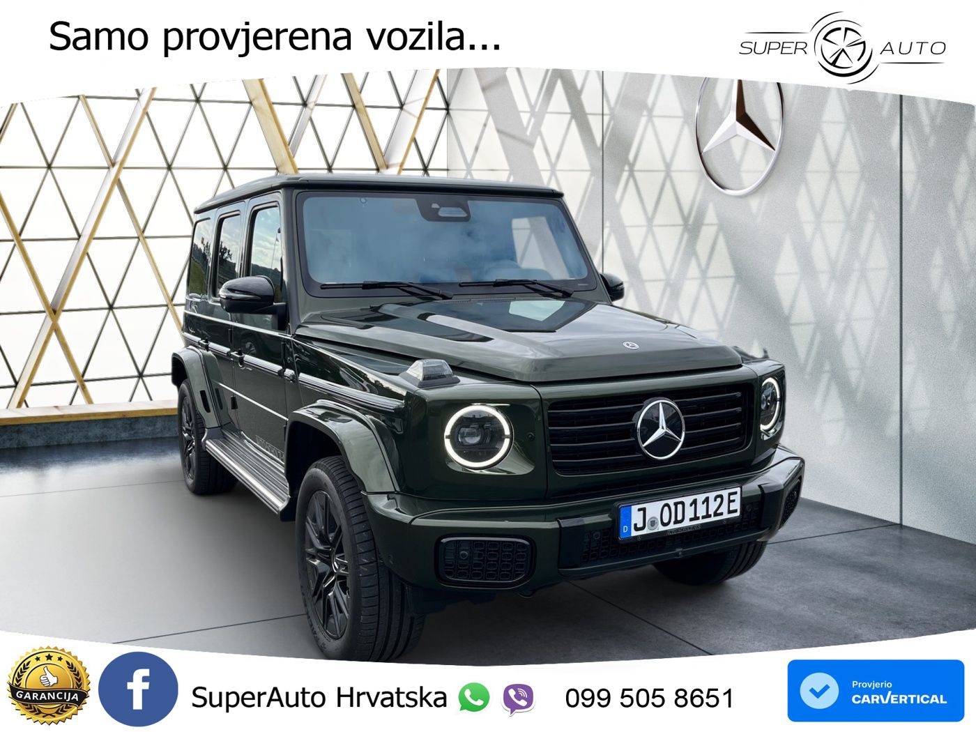 Mercedes G 580 EQ Long 116 kWh (587 KS) 4MATIC AMG LED+GR SJED+ACC