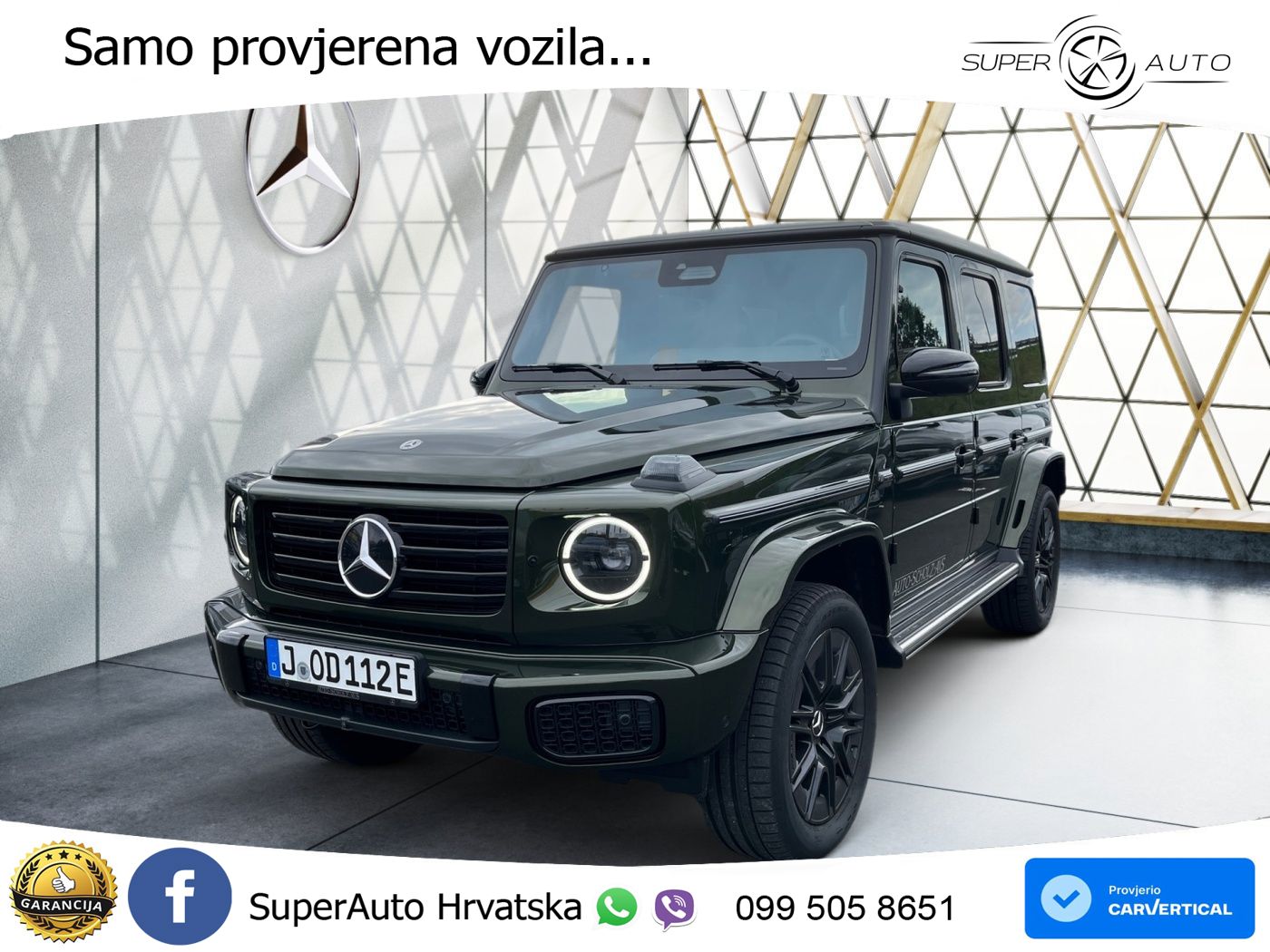 Mercedes G 580 EQ Long 116 kWh (587 KS) 4MATIC AMG LED+GR SJED+ACC