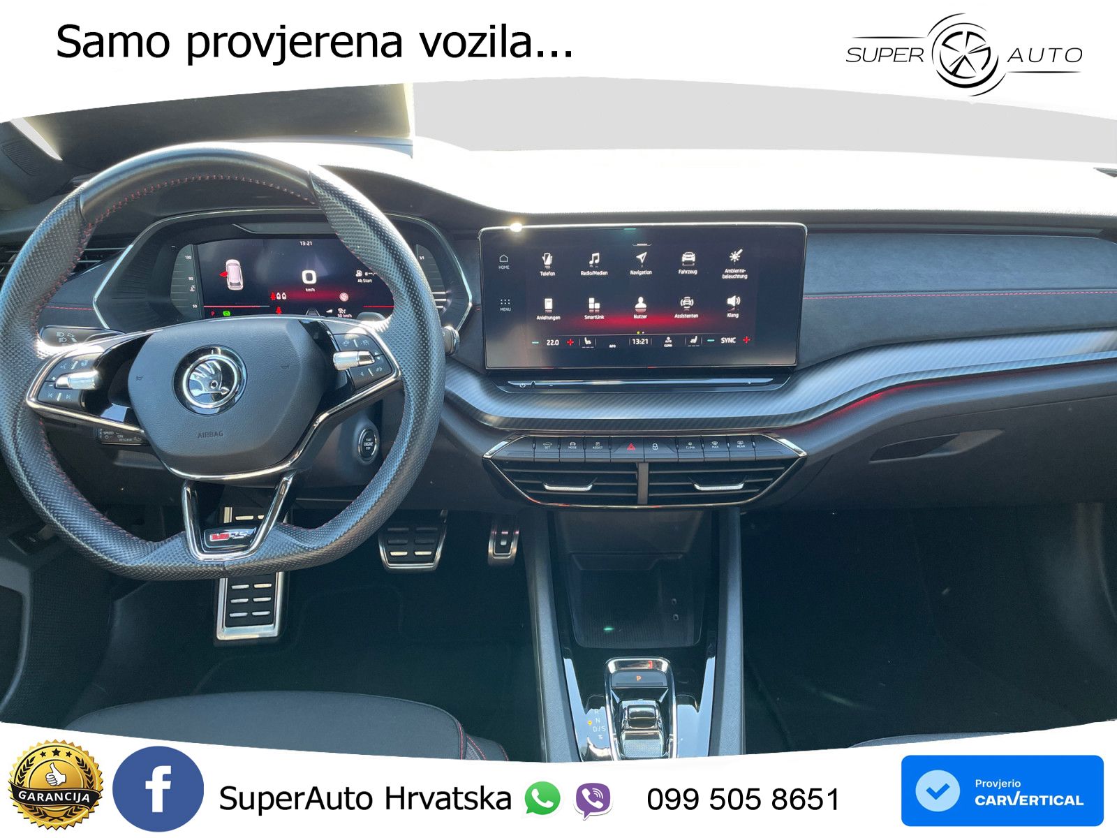 Škoda Octavia Combi RS 2.0 TSI (245 KS) DSG LED+GR SJED+ACC