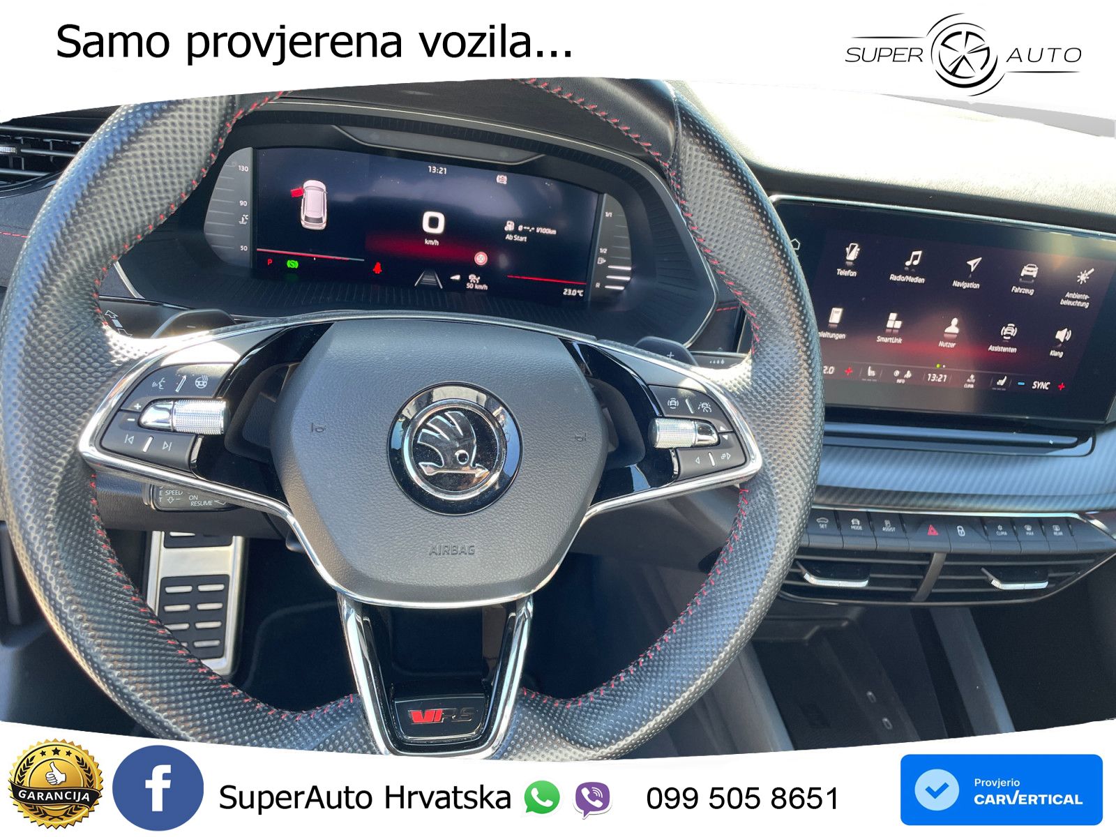 Škoda Octavia Combi RS 2.0 TSI (245 KS) DSG LED+GR SJED+ACC