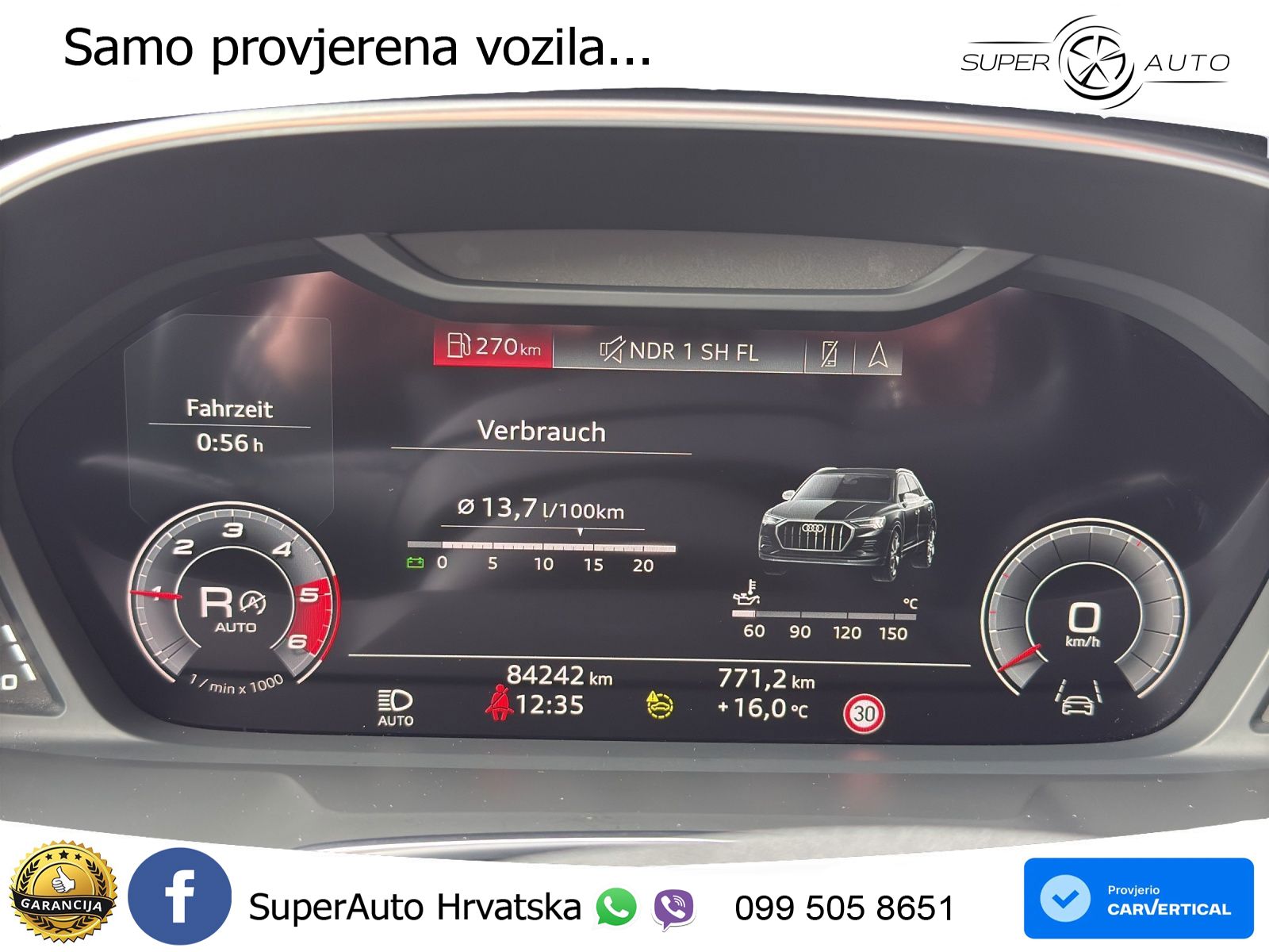 Audi Q3 40 TDI (200 KS) quattro S tronic advanced LED+GR SJED+ACC