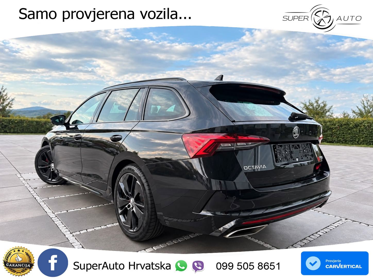 Škoda Octavia Combi RS 2.0 TDI (200 KS) DSG LED+GR SJED+ACC