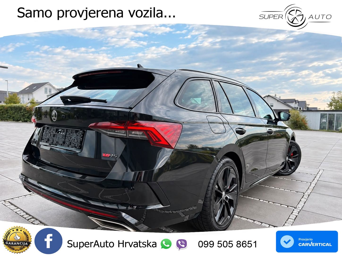Škoda Octavia Combi RS 2.0 TDI (200 KS) DSG LED+GR SJED+ACC