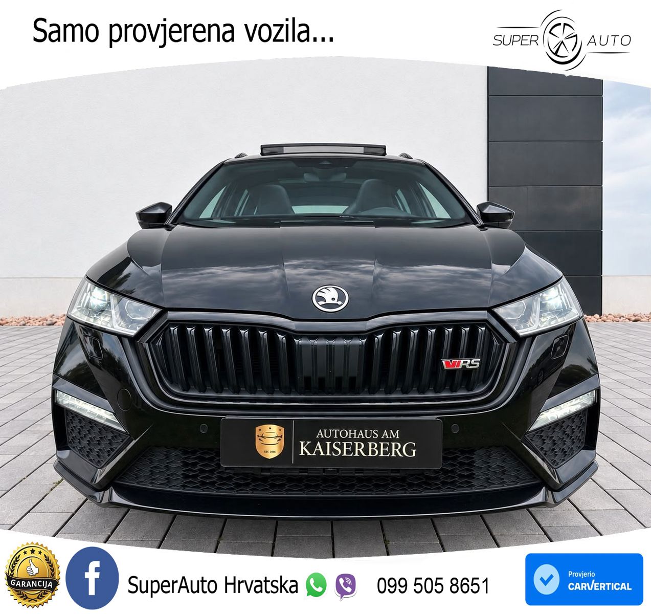 Škoda Octavia Combi RS 2.0 TDI (200 KS) DSG LED+GR SJED+ACC