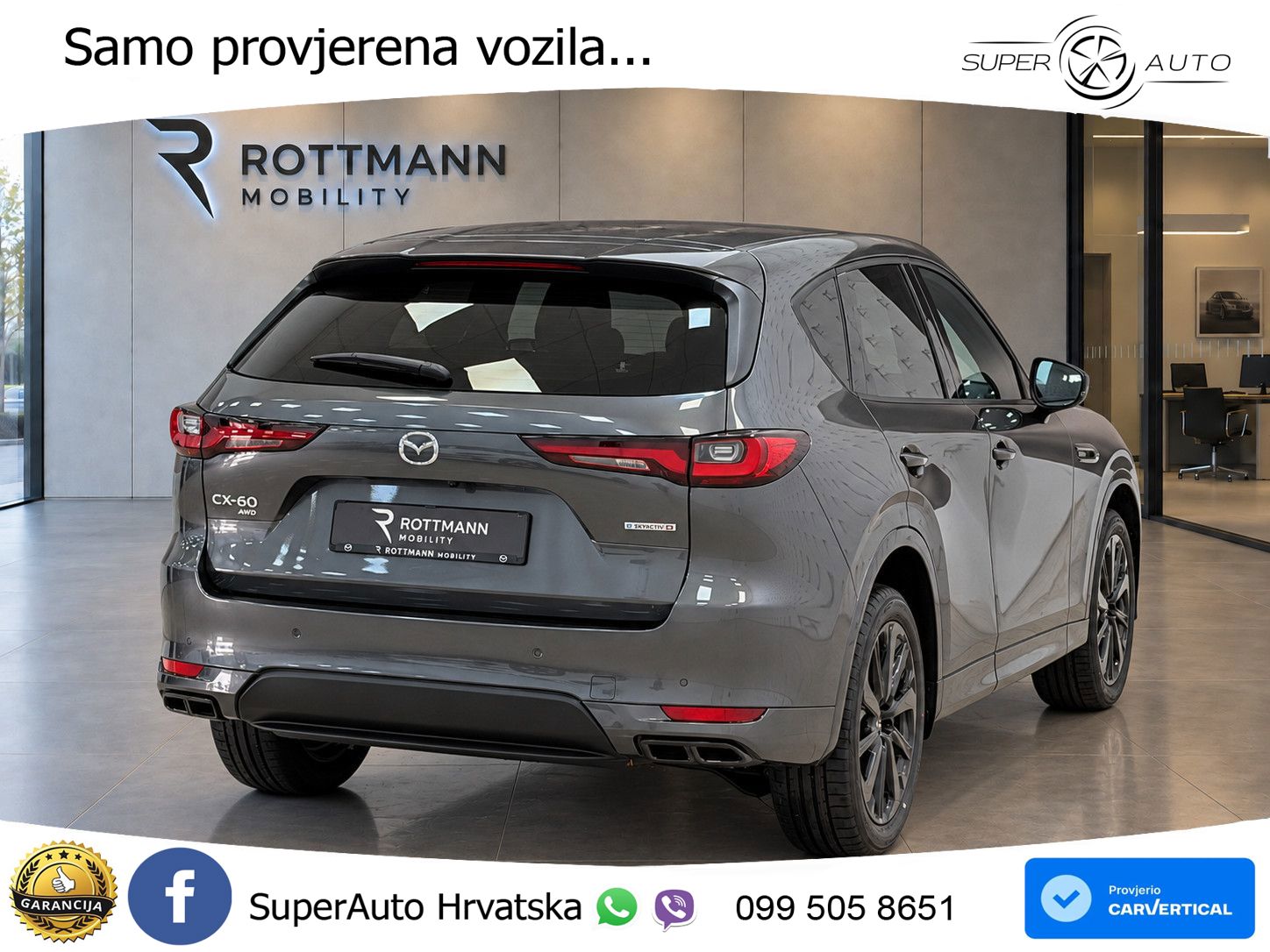 Mazda CX-60 3.3 e-Skyactiv D (254 KS) AWD Automatic LED+GR SJED+ACC