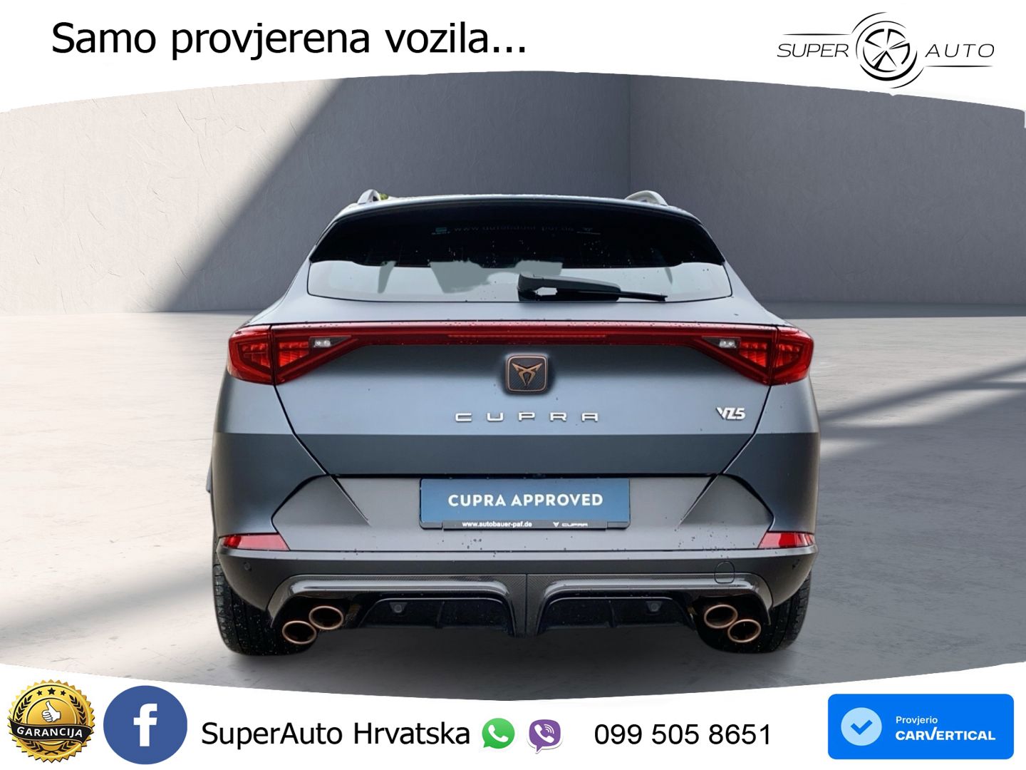 Cupra Formentor VZ5 2.5 TSI (390 KS) 4Drive DSG MATRIX+GR SJED+KAM
