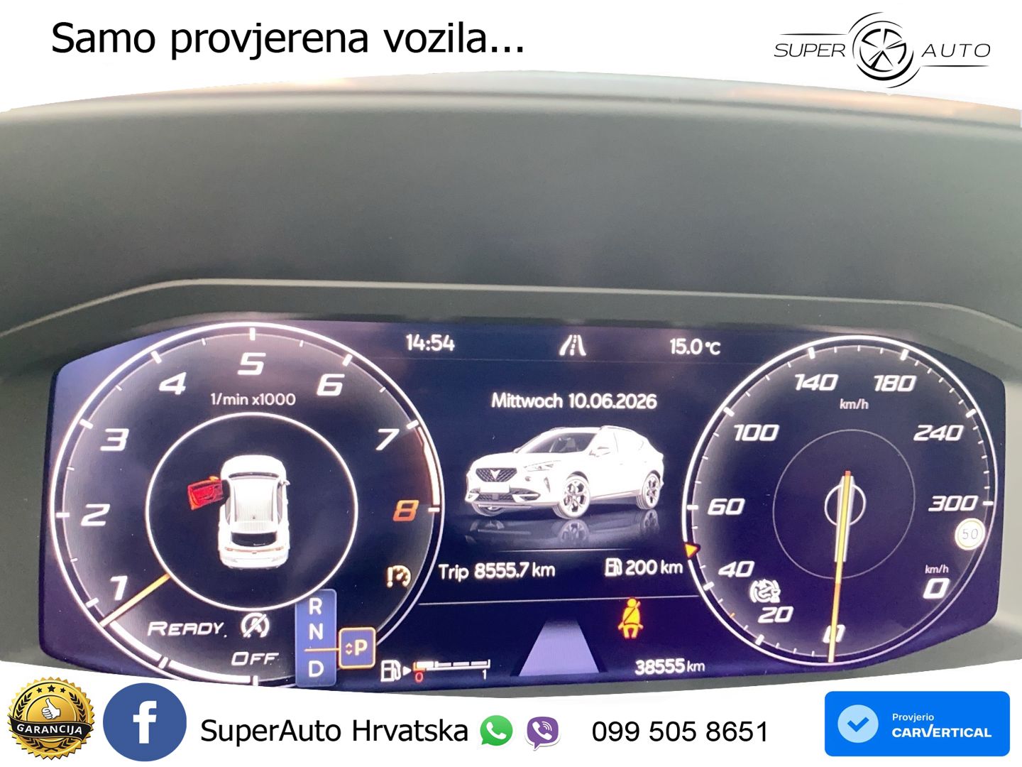 Cupra Formentor VZ5 2.5 TSI (390 KS) 4Drive DSG MATRIX+GR SJED+KAM