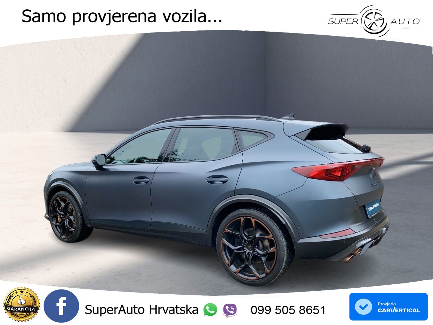 Cupra Formentor VZ5 2.5 TSI (390 KS) 4Drive DSG MATRIX+GR SJED+KAM