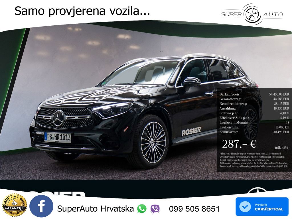 Mercedes GLC 220d (197 KS) 4MATIC 9G-TRONIC AMG LED+GR SJED+ACC