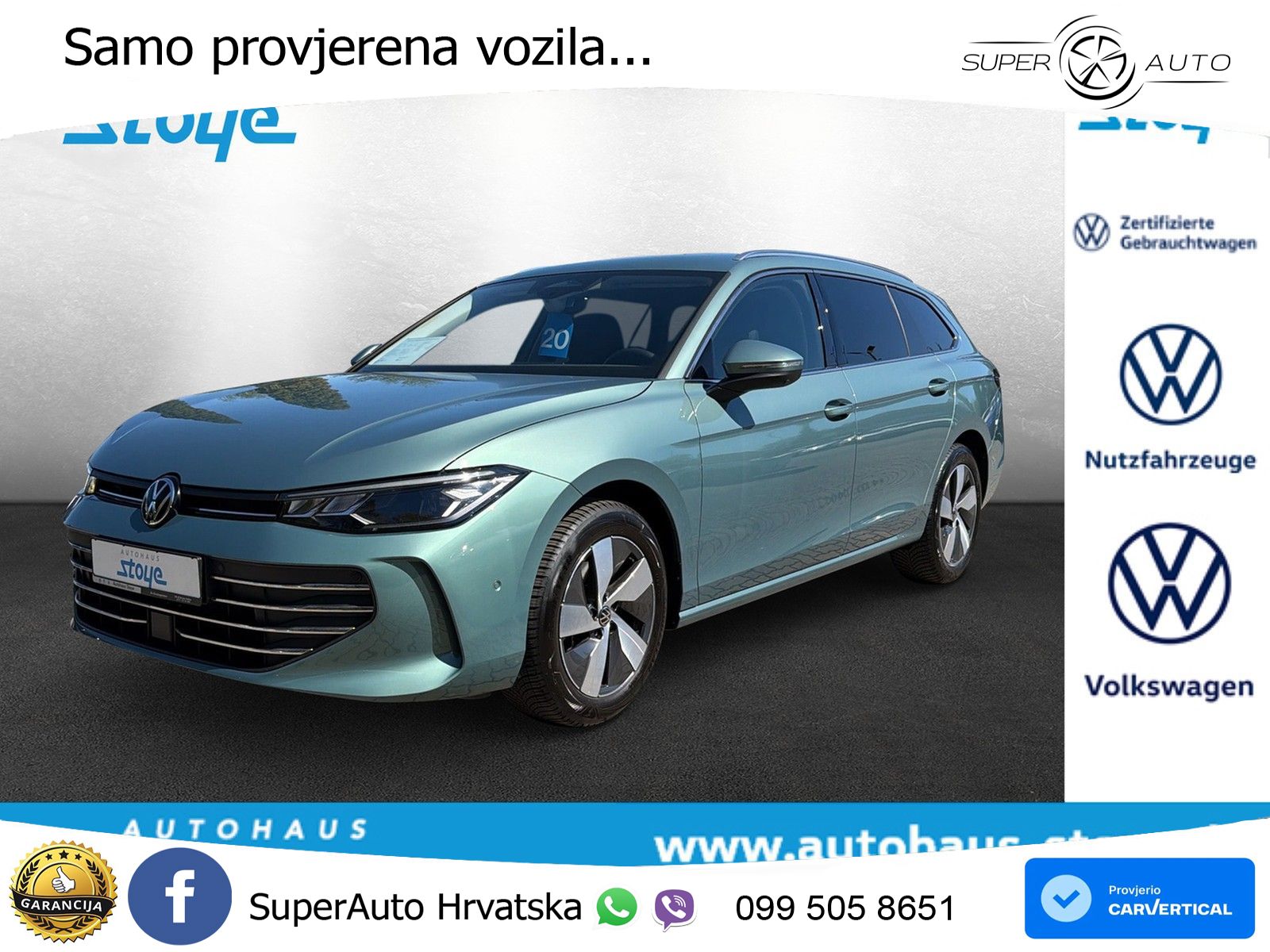 Volkswagen Passat Variant 1.5 eTSI (150 KS) DSG Business LED+GR SJED+ACC