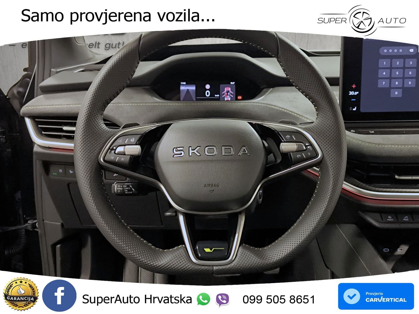 Škoda Enyaq iV RS 82 kWh (340 KS) AWD LED+GR SJED+ACC