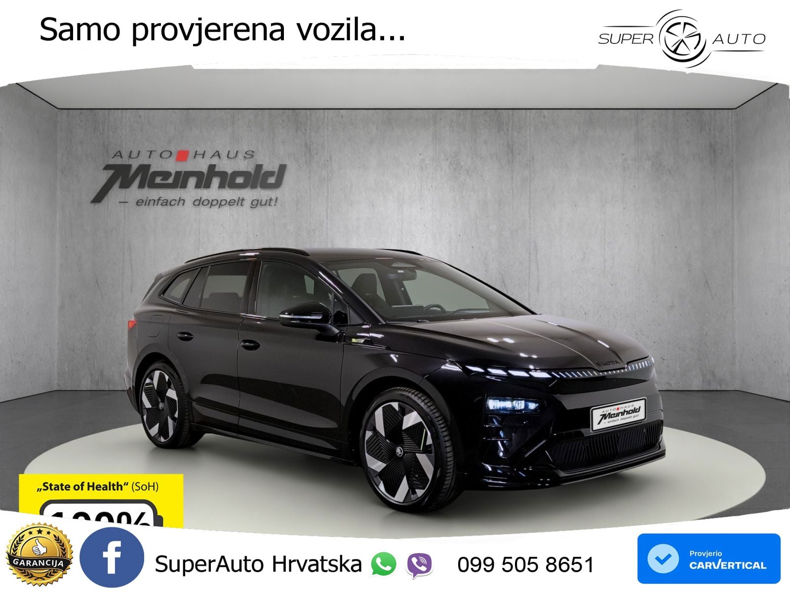 Škoda Enyaq iV RS 82 kWh (340 KS) AWD LED+GR SJED+ACC