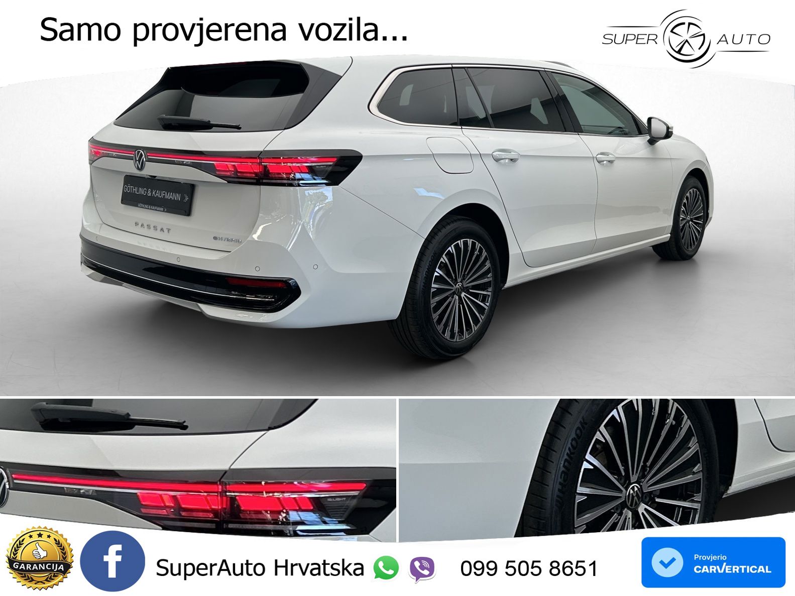 Volkswagen Passat Variant 1.5 TSI (204 KS) eHybrid DSG Elegance LED+GR SJED+ACC