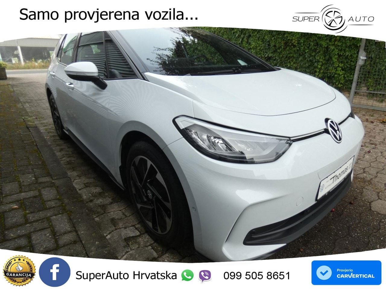 Volkswagen ID.3 Pro 62 kWh (204 KS) LED+GR SJED+ACC