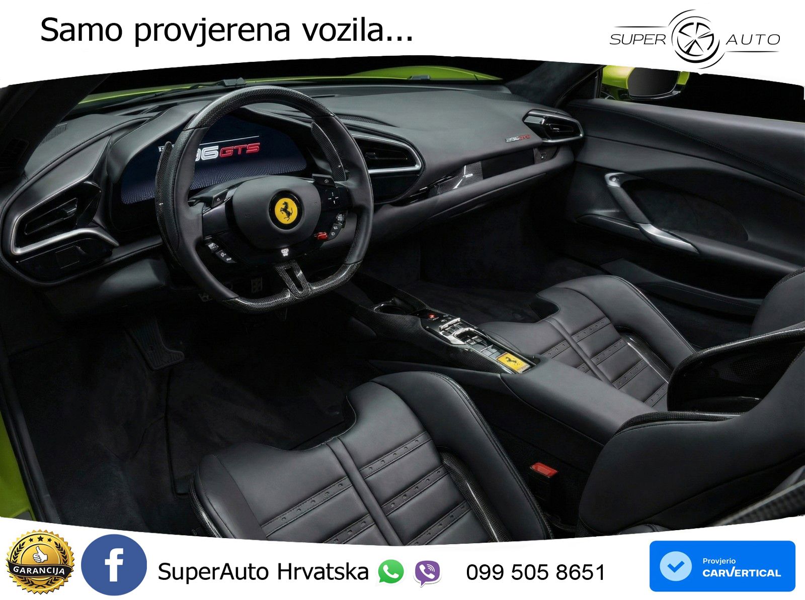 Ferrari 296 GTS 3.0 V6 (830 KS) F1 DCT