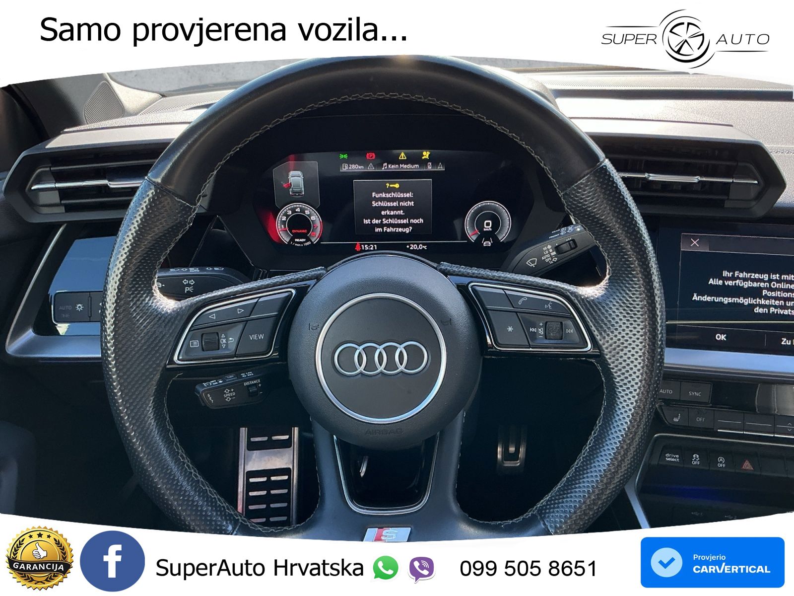 Audi A3 35 TFSI (150 KS) S line MATRIX+GR SJED+KAM