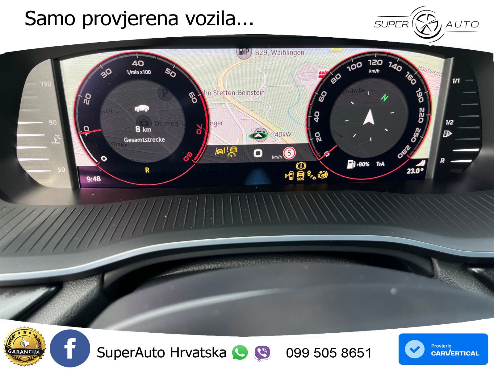 Škoda Octavia Combi RS 2.0 TSI (265 KS) DSG LED+GR SJED+ACC