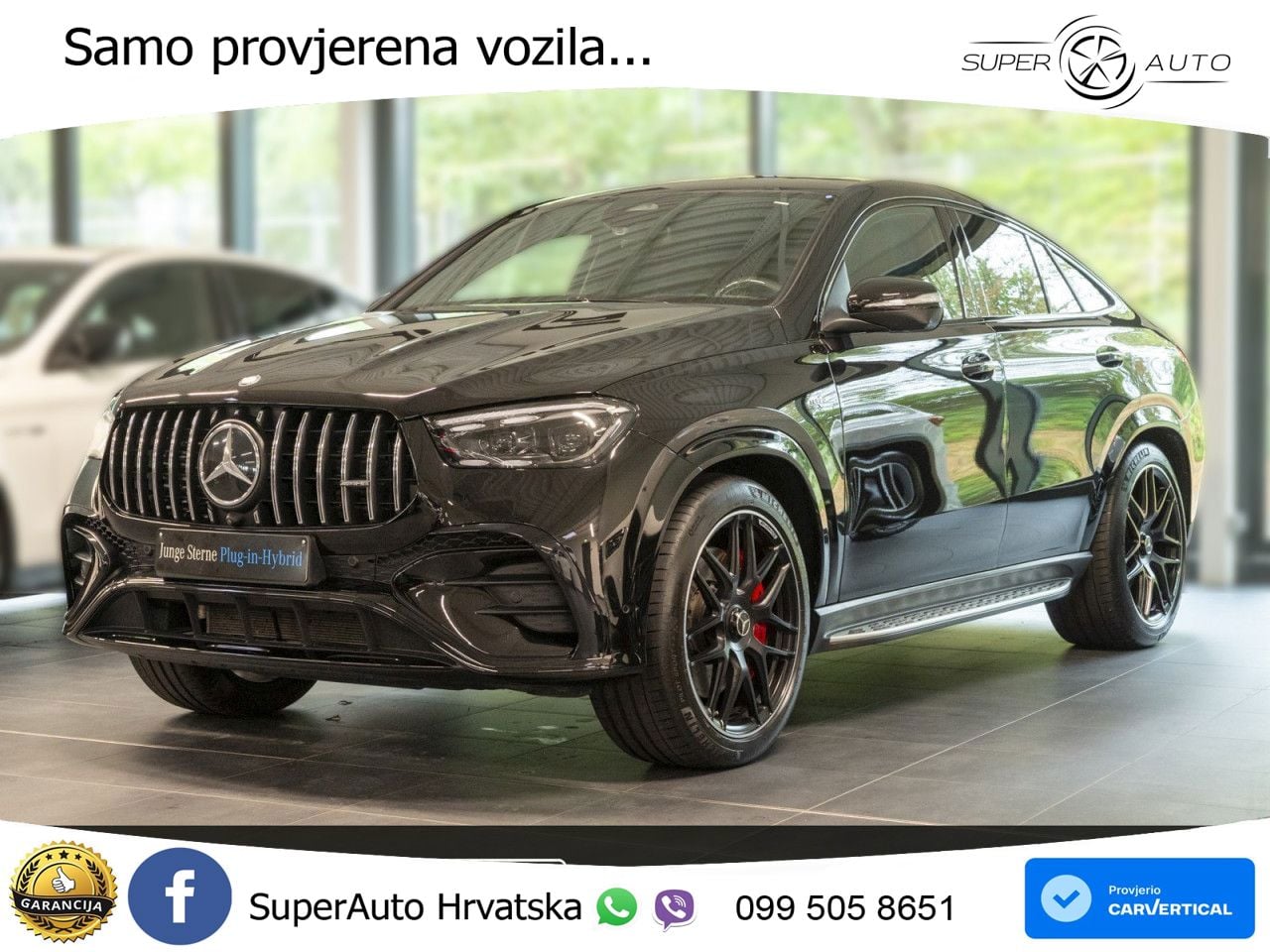 Mercedes AMG GLE 53 (544 KS) Hybrid 4MATIC+ 9G-TRONIC LED+GR SJED+ACC