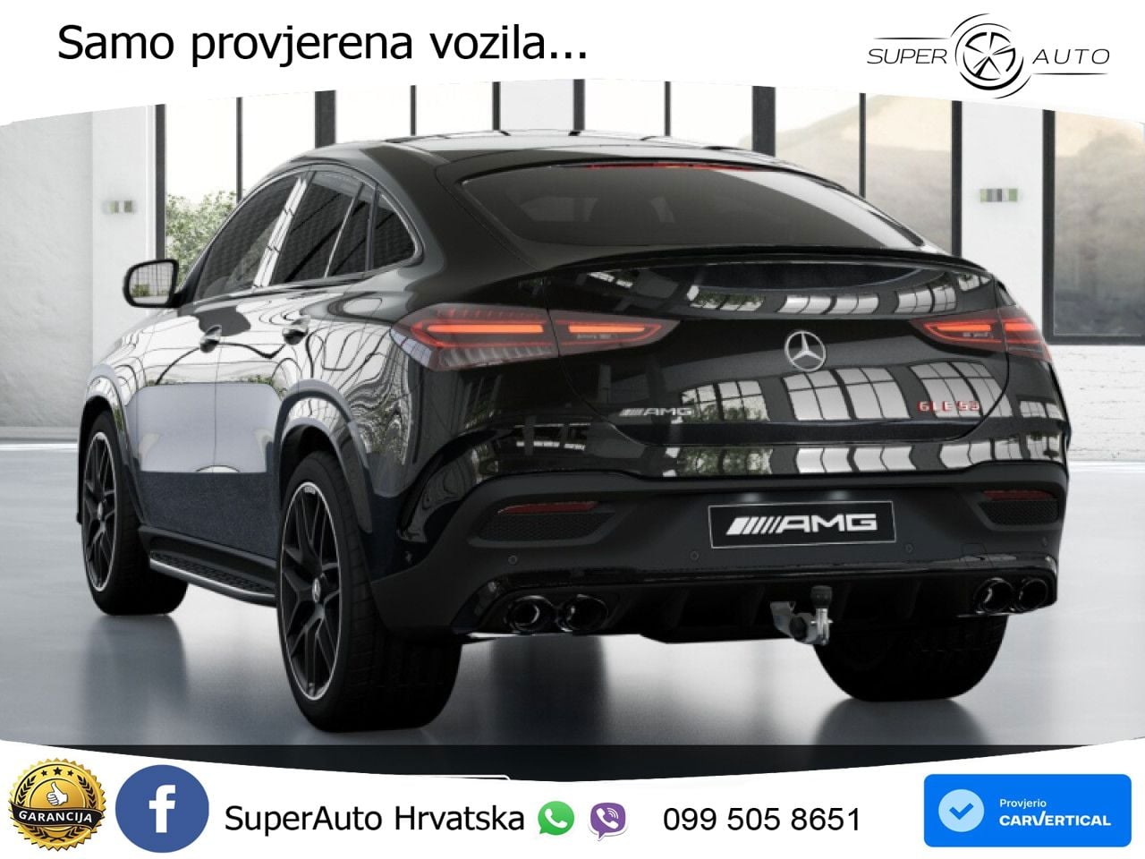 Mercedes AMG GLE 53 (544 KS) Hybrid 4MATIC+ 9G-TRONIC LED+GR SJED+ACC
