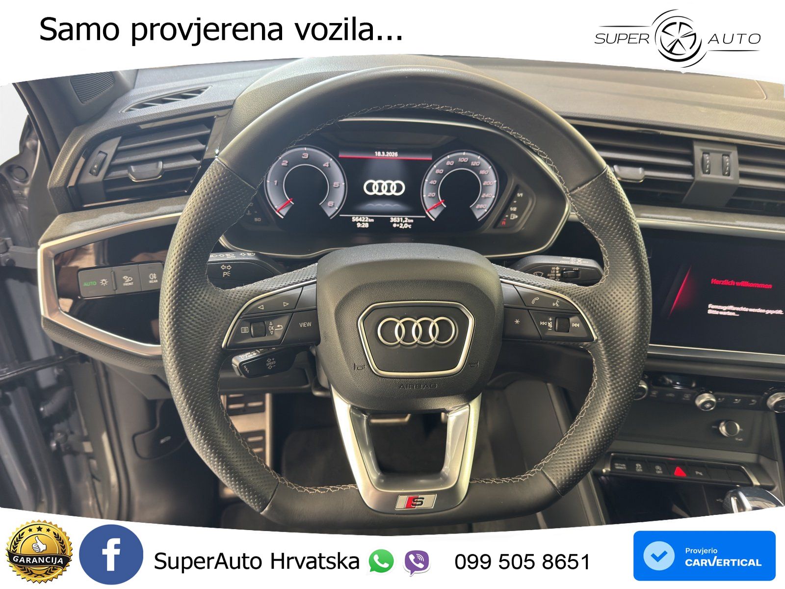 Audi Q3 Sportback 40 TDI (193 KS) quattro S tronic S line MATRIX+GR SJED+KAM