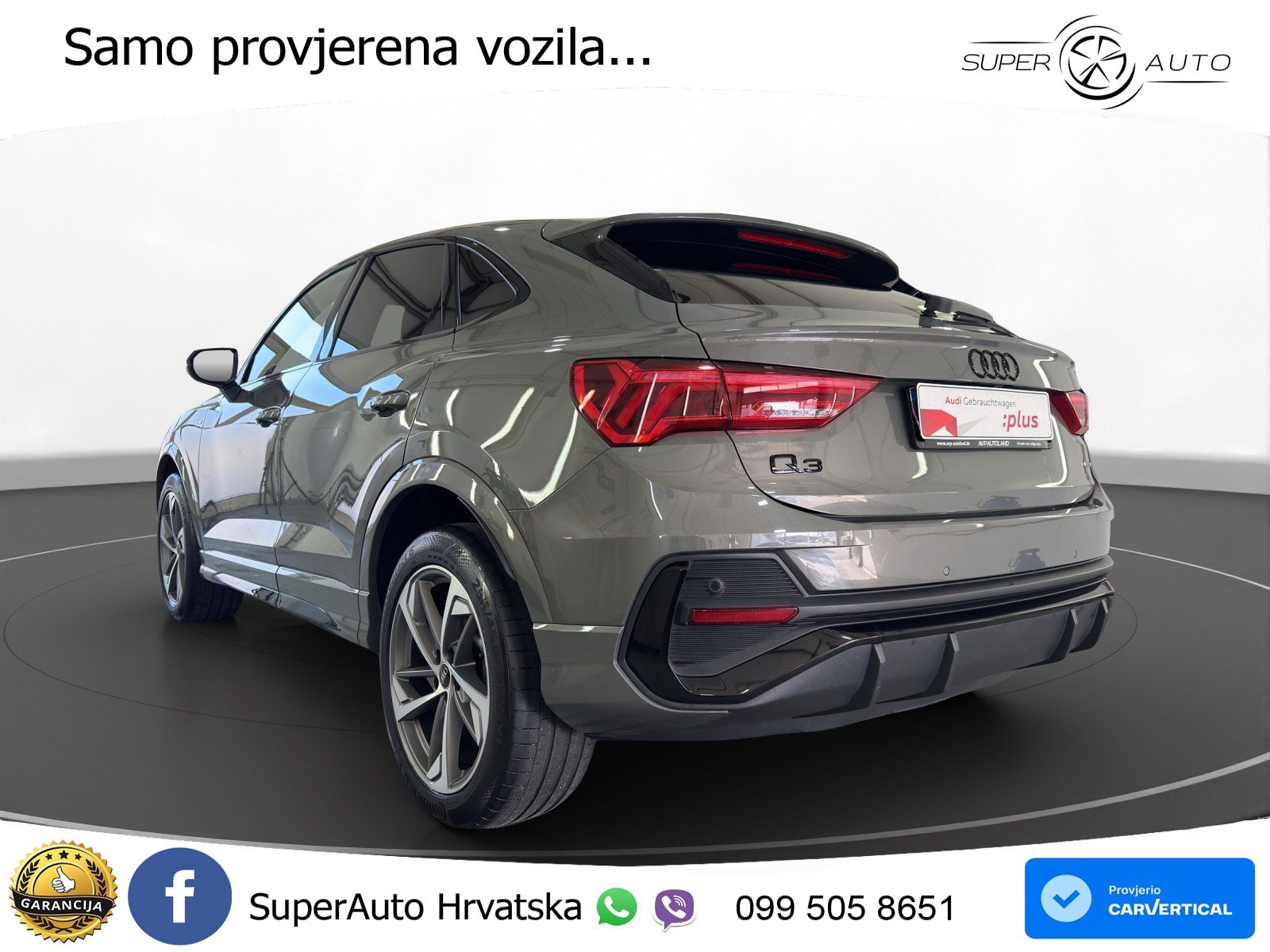 Audi Q3 Sportback 40 TDI (193 KS) quattro S tronic S line MATRIX+GR SJED+KAM