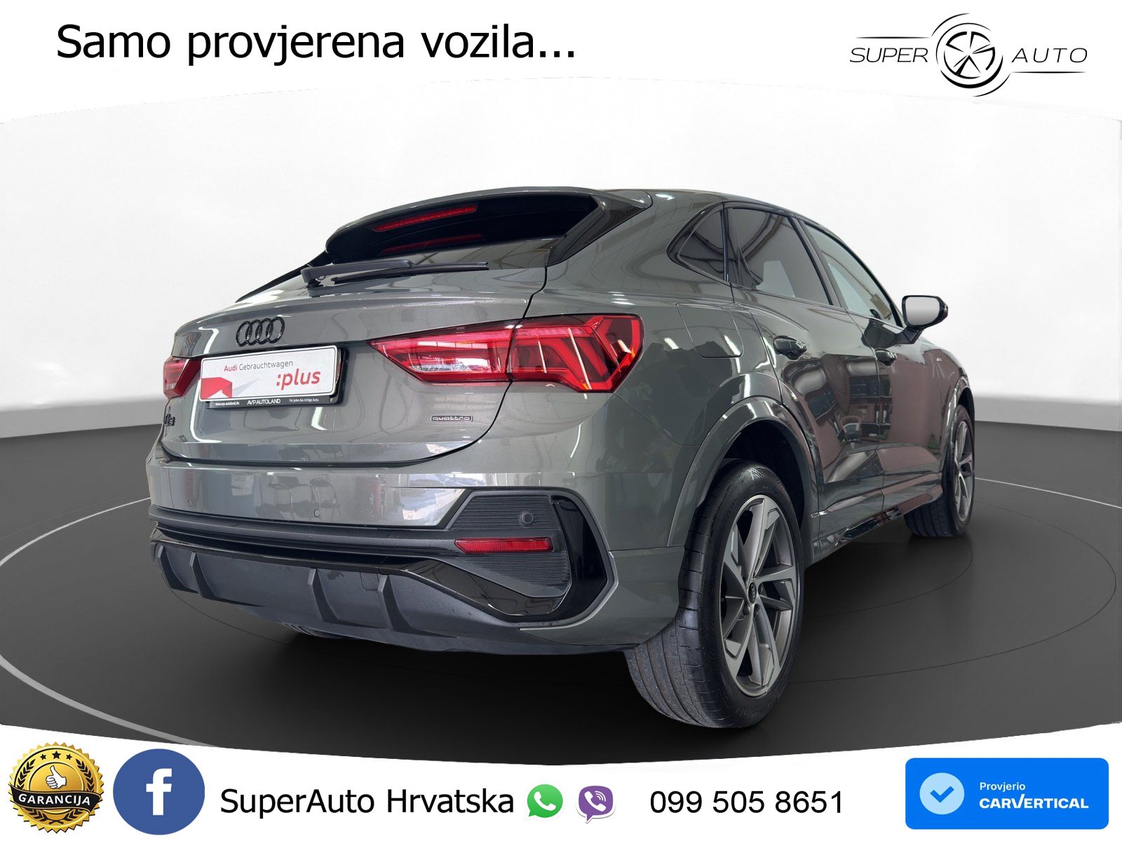 Audi Q3 Sportback 40 TDI (193 KS) quattro S tronic S line MATRIX+GR SJED+KAM