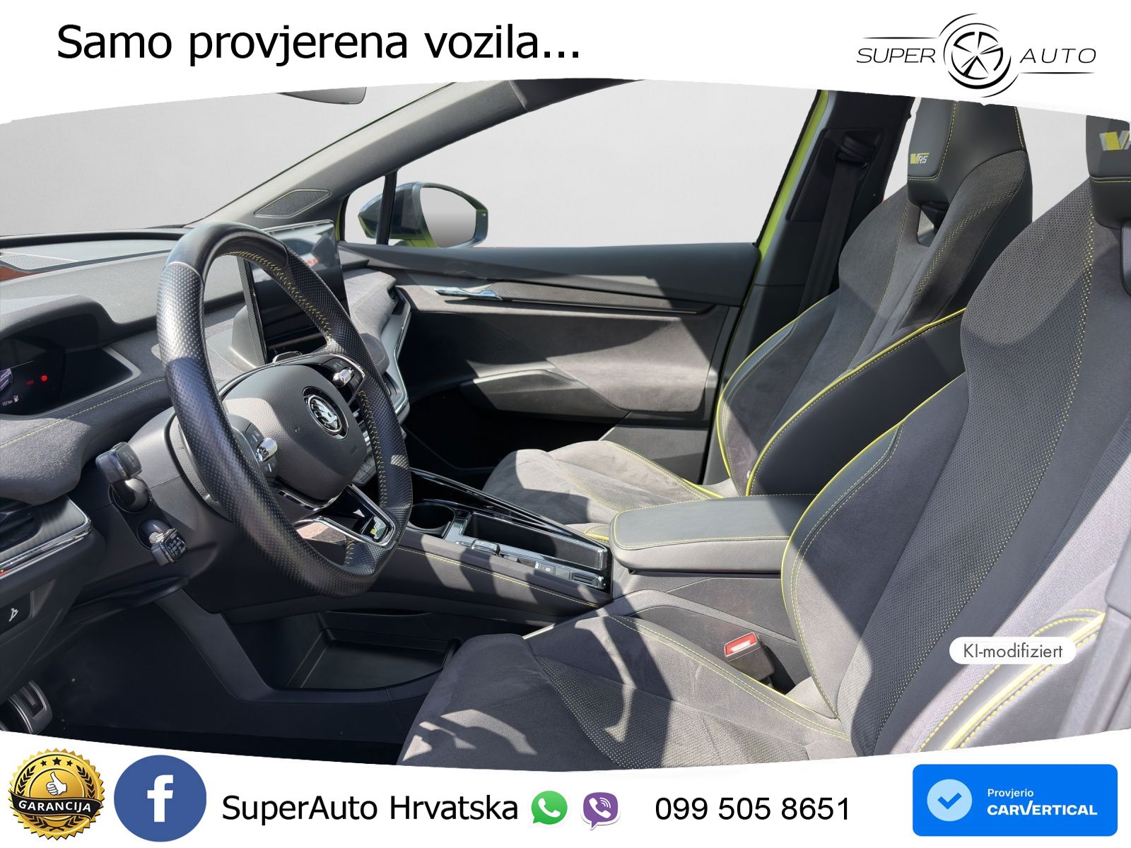 Škoda Enyaq Coupe iV RS 82 kWh (299 KS) AWD Lounge MATRIX+GR SJED+KAM