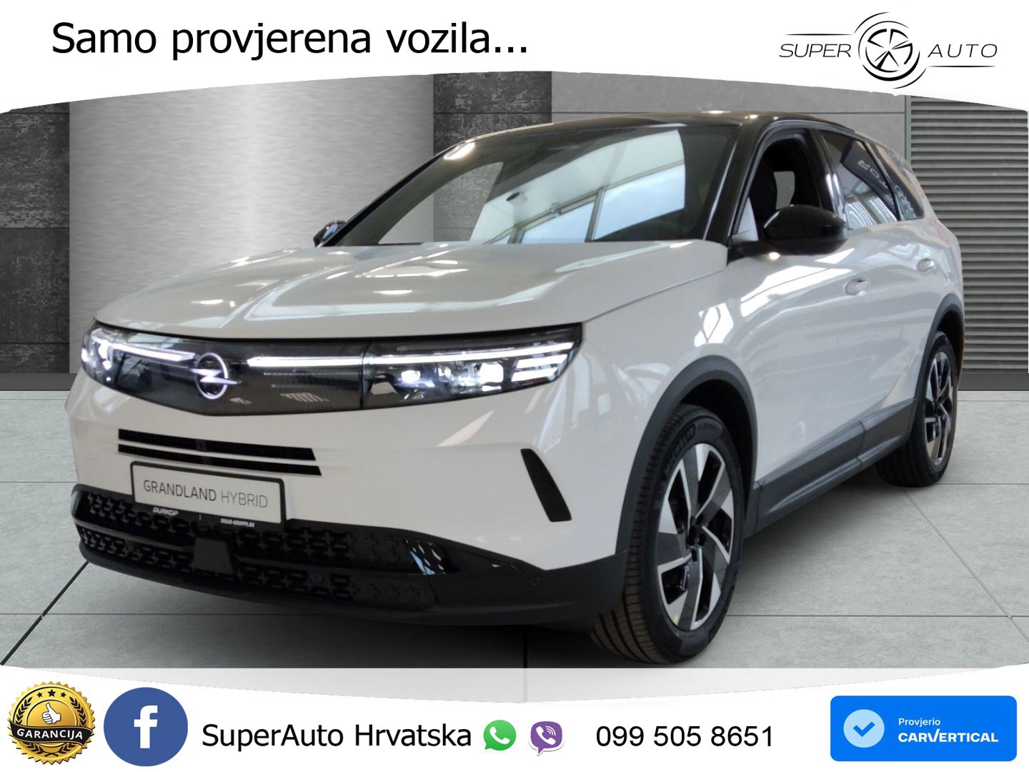 Opel Grandland 1.2 Turbo (145 KS) Hybrid eDCT Ultimate LED+GR SJED+ACC