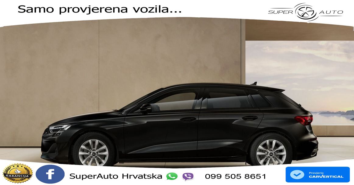 Audi A3 Sportback 30 TFSI (116 KS) Mild Hybrid S tronic LED+GR SJED+ACC