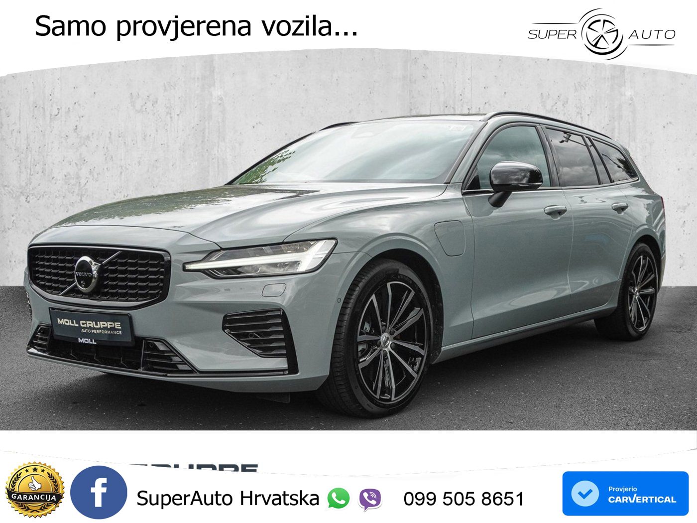 Volvo V60 2.0 T8 AWD Geartronic LED+GR SJED+ACC