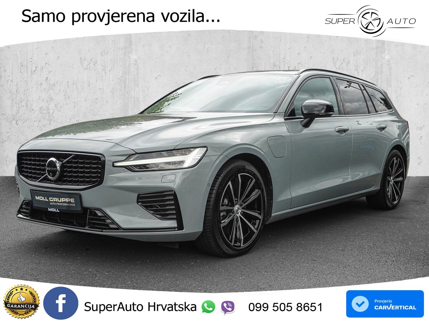 Volvo V60 2.0 T8 AWD Geartronic LED+GR SJED+ACC