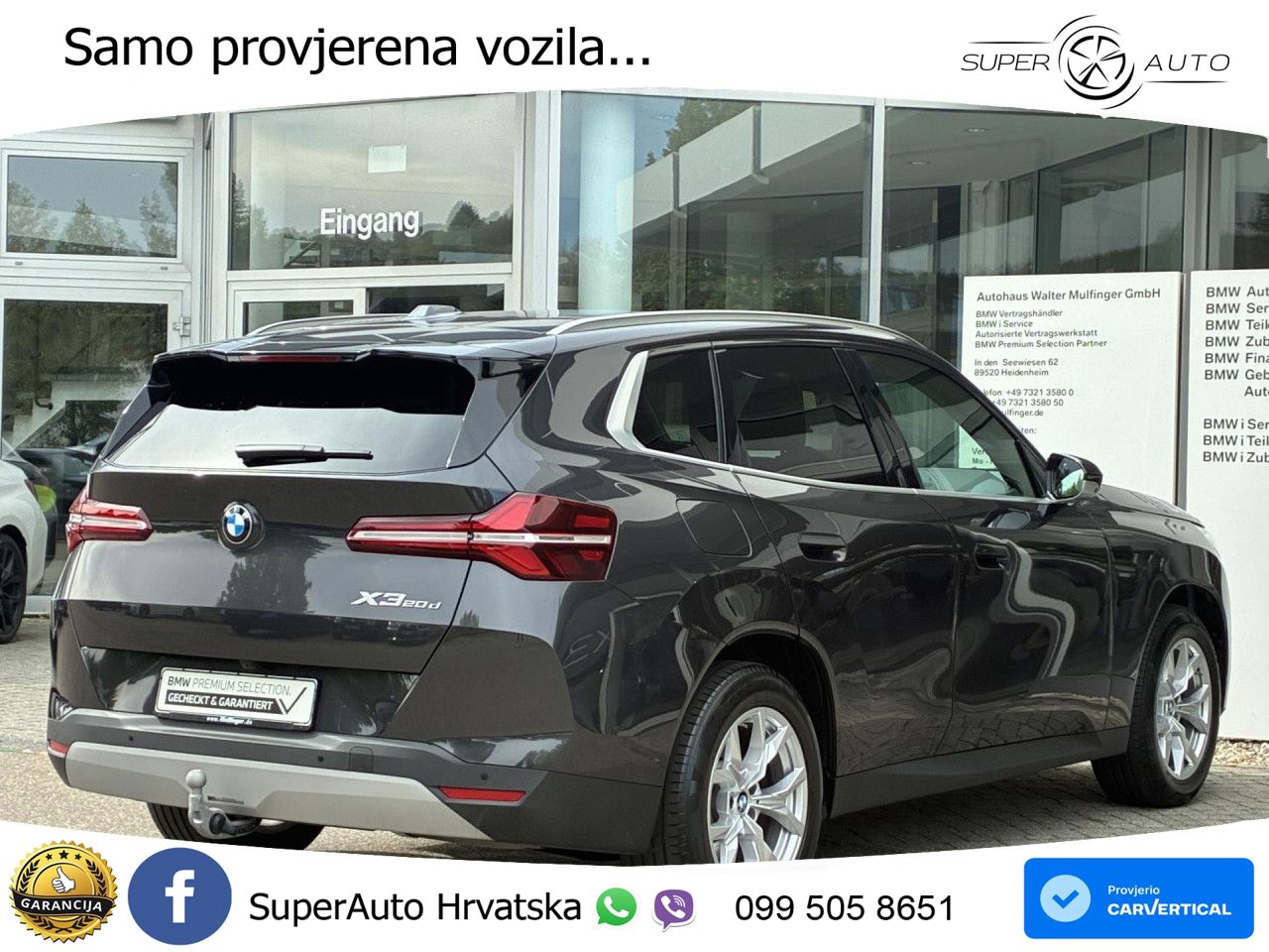 BMW X3 20d xDrive Steptronic LED+GR SJED+ACC