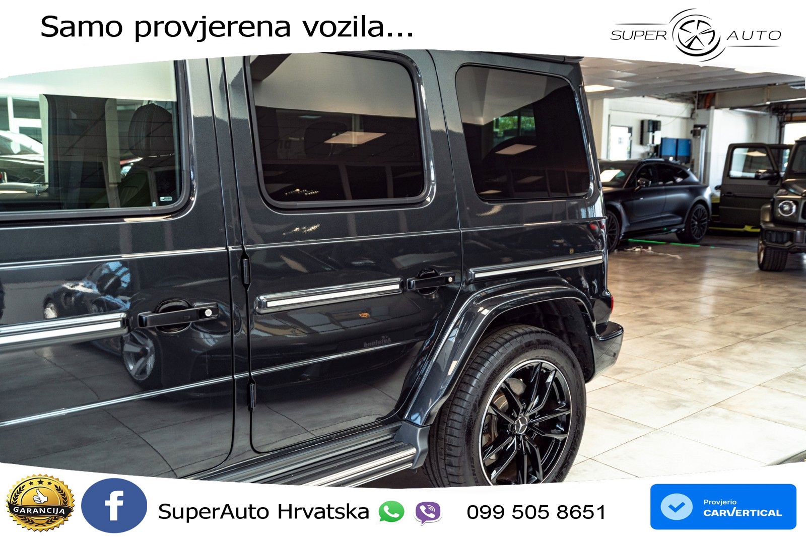 Mercedes G 450d Long (367 KS) 4MATIC 9G-TRONIC Superior ACC+HEAD+4xGR SJED+360+PANO