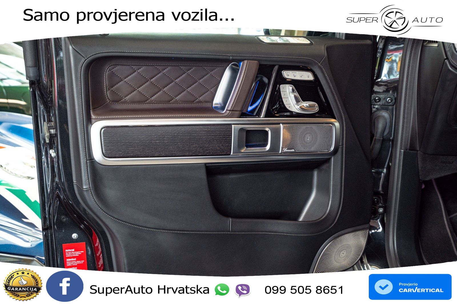 Mercedes G 450d Long (367 KS) 4MATIC 9G-TRONIC Superior ACC+HEAD+4xGR SJED+360+PANO