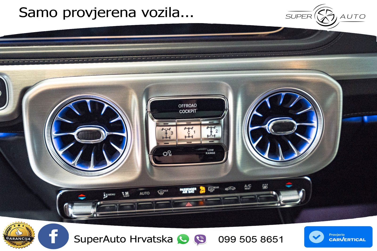 Mercedes G 450d Long (367 KS) 4MATIC 9G-TRONIC Superior ACC+HEAD+4xGR SJED+360+PANO
