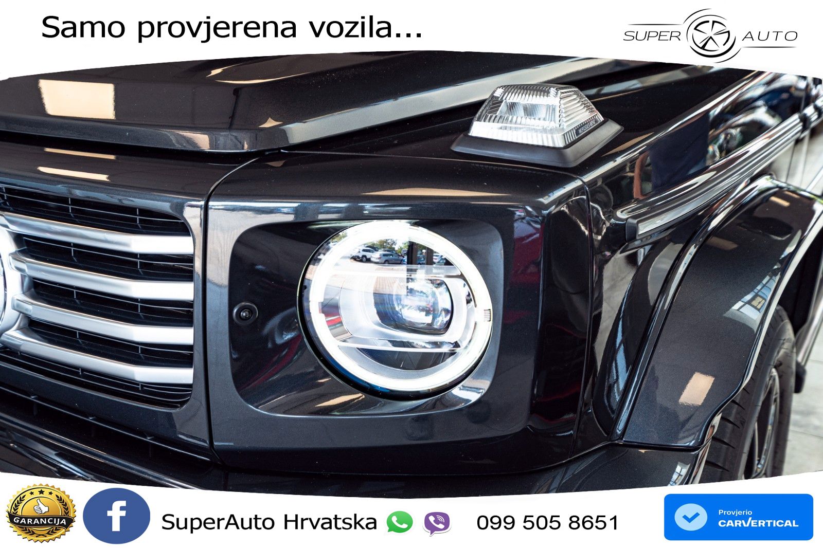 Mercedes G 450d Long (367 KS) 4MATIC 9G-TRONIC Superior ACC+HEAD+4xGR SJED+360+PANO