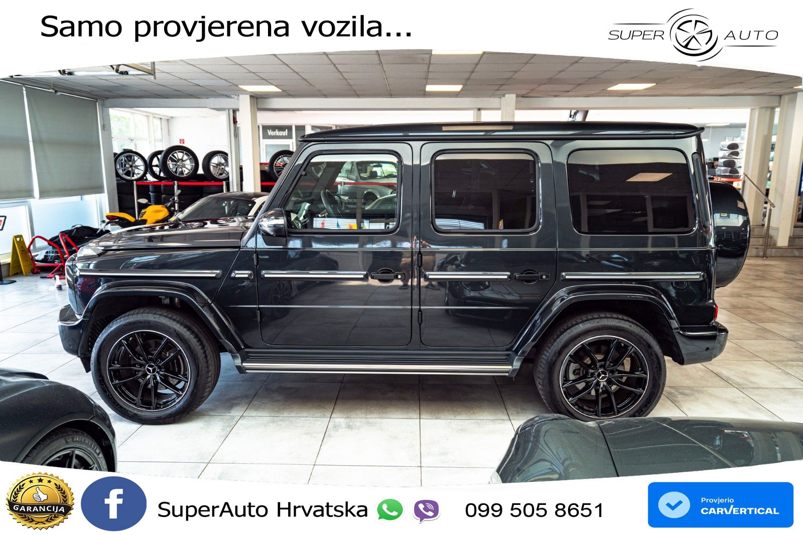 Mercedes G 450d Long (367 KS) 4MATIC 9G-TRONIC Superior ACC+HEAD+4xGR SJED+360+PANO