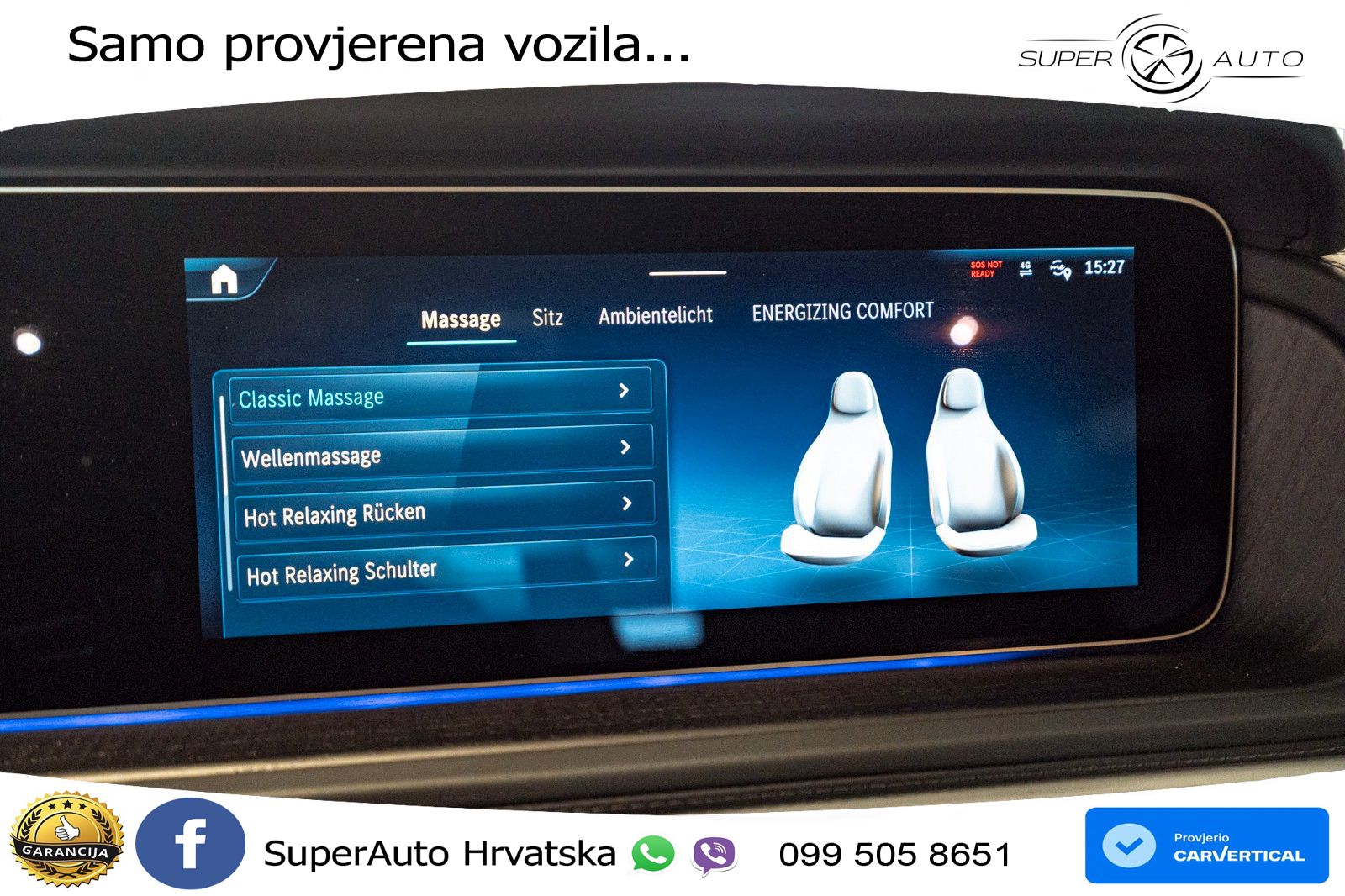 Mercedes G 450d Long (367 KS) 4MATIC 9G-TRONIC Superior ACC+HEAD+4xGR SJED+360+PANO