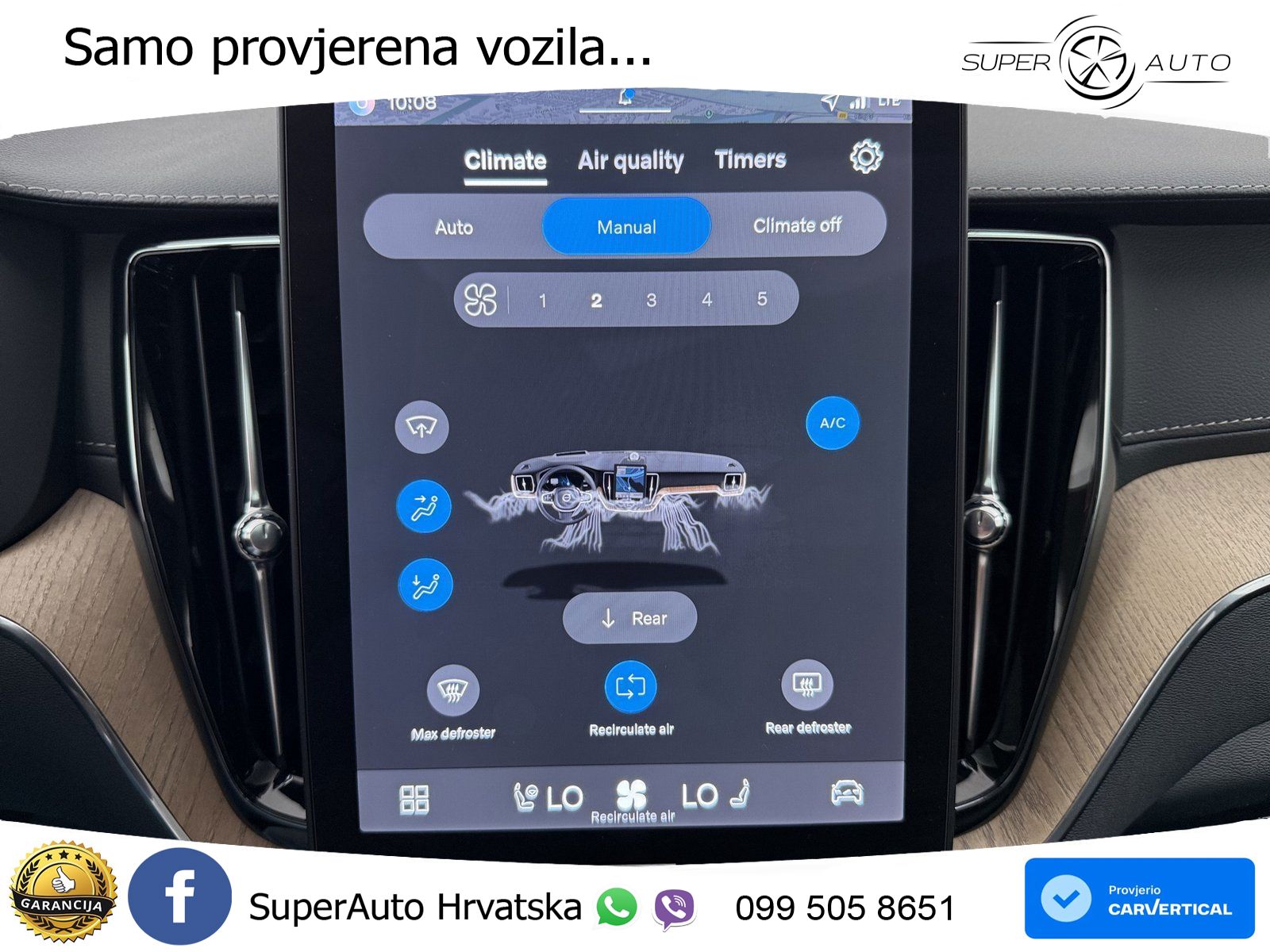 Volvo XC60 B5 Benzin AWD Geartronic ZRAČNI+ACC+GR SJED+KAM+PANO