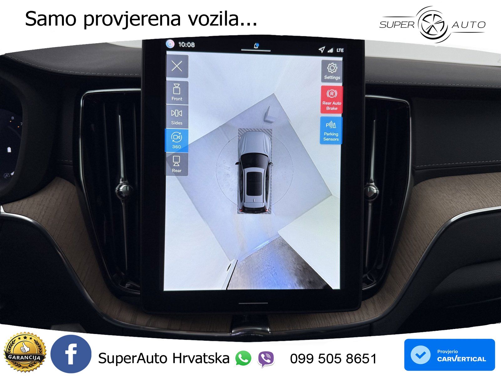 Volvo XC60 B5 Benzin AWD Geartronic ZRAČNI+ACC+GR SJED+KAM+PANO