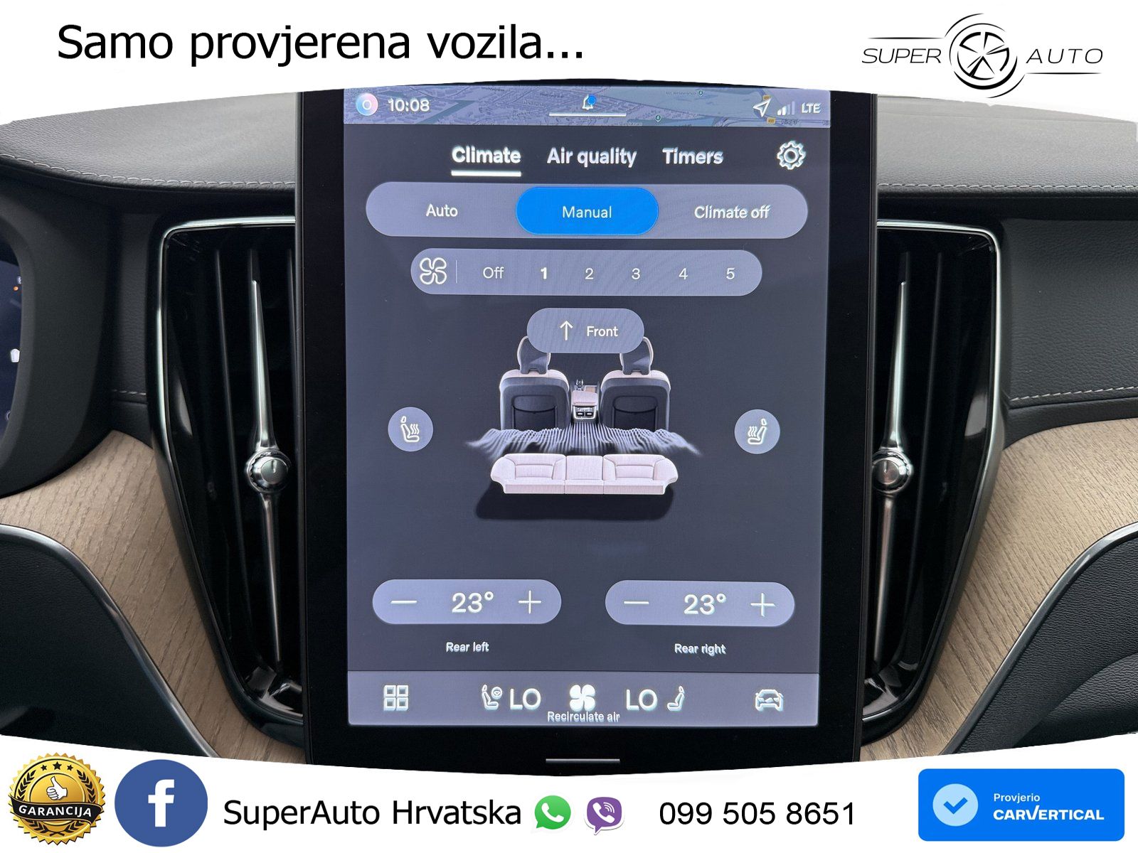 Volvo XC60 B5 Benzin AWD Geartronic ZRAČNI+ACC+GR SJED+KAM+PANO