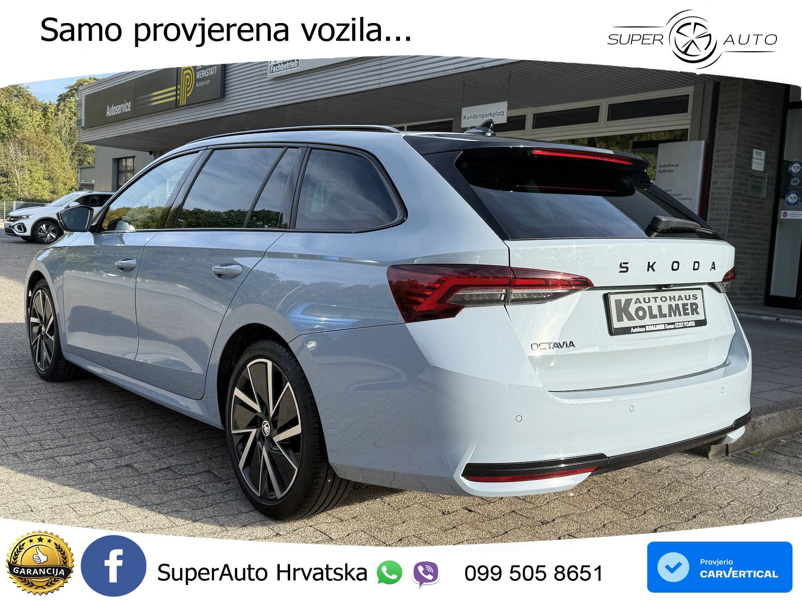 Škoda Octavia Combi 2.0 TDI (150 KS) DSG SportLine LED+GR SJED+ACC