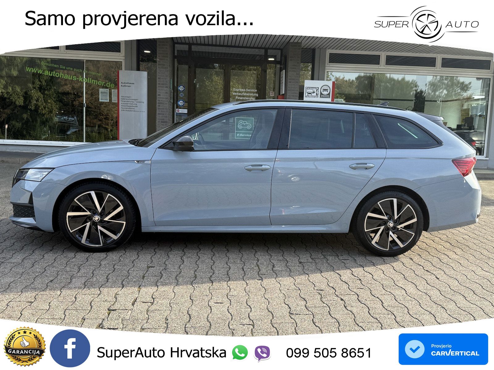 Škoda Octavia Combi 2.0 TDI (150 KS) DSG SportLine LED+GR SJED+ACC
