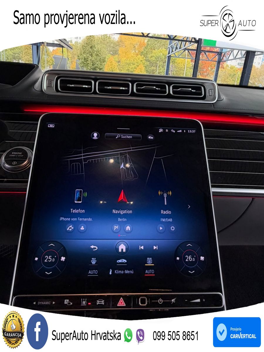 Mercedes S 500 (449 KS) EQ Boost 4MATIC 9G-TRONIC LED+GR SJED+ACC