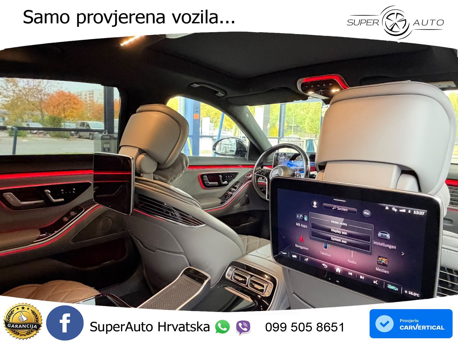 Mercedes S 500 (449 KS) EQ Boost 4MATIC 9G-TRONIC LED+GR SJED+ACC