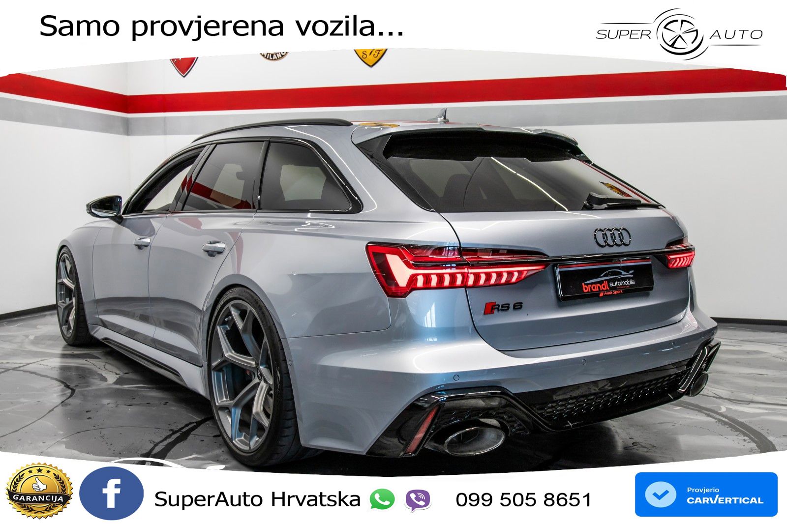Audi RS6 Avant 4.0 TFSI V8 performance (630 KS)  quattro tiptronic