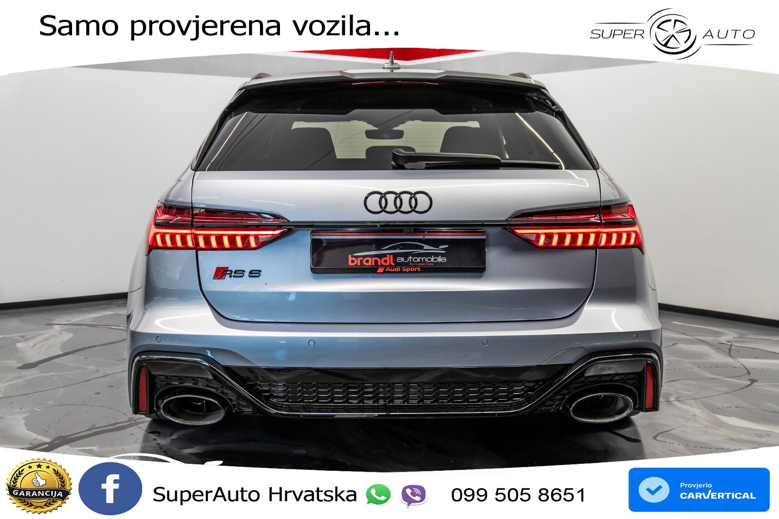 Audi RS6 Avant 4.0 TFSI V8 performance (630 KS)  quattro tiptronic