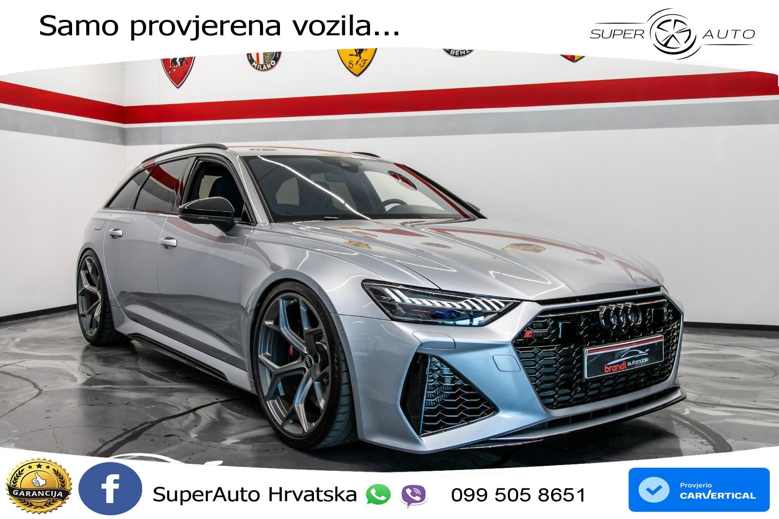 Audi RS6 Avant 4.0 TFSI V8 performance (630 KS)  quattro tiptronic