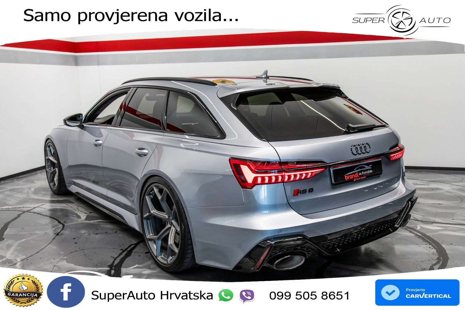 Audi RS6 Avant 4.0 TFSI V8 performance (630 KS)  quattro tiptronic